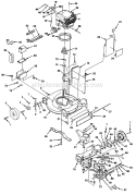 Page C Diagram and Parts List for HSB21P5EG UT-30517-A Homelite Lawn Mower