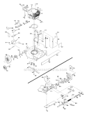 Page D Diagram and Parts List for HSB21P5EI UT-30517-B Homelite Lawn Mower