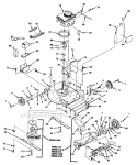 Page E Diagram and Parts List for HSB21P5 UT-30155-A Homelite Lawn Mower