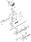 Page D Diagram and Parts List for HSB21P5 UT-30516-B Homelite Lawn Mower