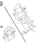 Page B Diagram and Parts List for HSD20P2 UT-30143-A Homelite Lawn Mower