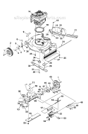 Part Location Diagram of JA162044 Homelite Indexing Spring & Pin