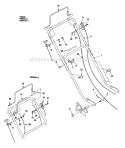 Page A Diagram and Parts List for HSD20 UT-30520-B Homelite Lawn Mower