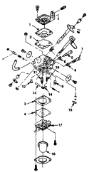 Part Location Diagram of A01195A Homelite Primer Bulb