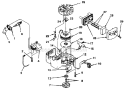 Figure 2 Diagram and Parts List for HT19 UT-18023-A Homelite Hedge Trimmer