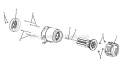 Page B Diagram and Parts List for HU2250  Homelite Generator