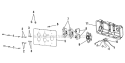 Page D Diagram and Parts List for HU3650B  Homelite Generator