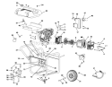 Part Location Diagram of 310227009 Homelite Generator Head Assembly