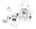 Page A Diagram and Parts List for HU5000G  Homelite Generator