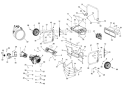 Page A Diagram and Parts List for HU5000P  Homelite Generator