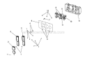 Page D Diagram and Parts List for HU5000R  Homelite Generator