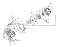 Starter Diagram and Parts List for LRXE5600  Homelite Generator