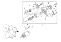 Electric Motor Diagram and Parts List for LRXE5600  Homelite Generator