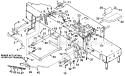Page E Diagram and Parts List for LT1238G UT-33021 Homelite Lawn Tractor