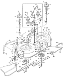 Page A Diagram and Parts List for LT1438H UT-33022 Homelite Lawn Tractor