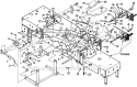 Page E Diagram and Parts List for LT1438H UT-33022 Homelite Lawn Tractor