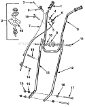 Page A Diagram and Parts List for MTC12 UT-22082 Homelite Tiller