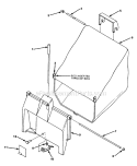 Page B Diagram and Parts List for S21P4 UT-30052 Homelite Lawn Mower