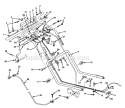 Page C Diagram and Parts List for S21P UT-30043 Homelite Lawn Mower