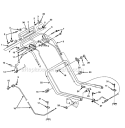 Page C Diagram and Parts List for SB21P4C UT-30063 Homelite Lawn Mower