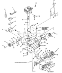 Page D Diagram and Parts List for SB21P4E UT-30087 Homelite Lawn Mower