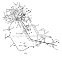 Page C Diagram and Parts List for SB21P4 UT-30060 Homelite Lawn Mower