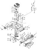Page D Diagram and Parts List for SB21P5C UT-30138 Homelite Lawn Mower