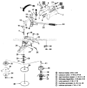 Part Location Diagram of UP06646 Homelite Nut (10-32)