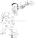 Part Location Diagram of 7128 Homelite Blade - Cut Off