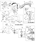 Page A Diagram and Parts List for ST385 UT-15078 Homelite Trimmer
