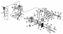 Engine  Fuel Tank Diagram and Parts List for SXLAO UT-10045-E Homelite Chainsaw