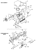 Page C Diagram and Parts List for T20PH UT-30117 Homelite Lawn Mower