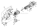 Generator End Diagram and Parts List for UT-03802  Homelite Generator