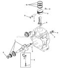 Part Location Diagram of UP03246 Homelite Spacer (.6)