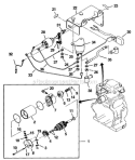 Part Location Diagram of UP04498 Homelite Battery Label