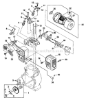 Part Location Diagram of UP03278 Homelite Element
