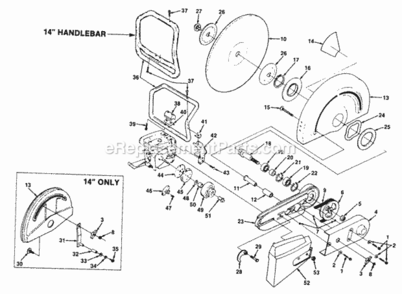 Part Location Diagram of A-49557 Homelite Crankcase