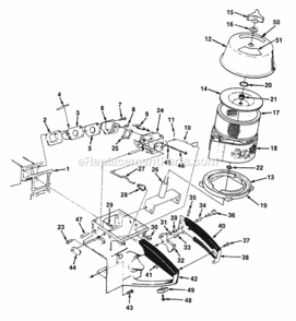 Part Location Diagram of 67912 Homelite Ring- Retaining