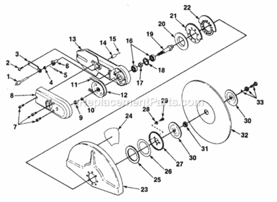 Part Location Diagram of 84047 Homelite Washer- Flat
