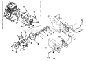 Clutch - Exhaust System Diagram and Parts List for UT-05079  Homelite Chainsaw