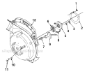 Starter Diagram and Parts List for UT-08011-A HB100 Homelite Leaf Blower / Vacuum