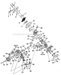Engine_And_Peripherals Diagram and Parts List for UT-08017-B  Homelite Leaf Blower / Vacuum