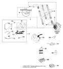 Tubes_-_Accessories Diagram and Parts List for UT-08017-C  Homelite Leaf Blower / Vacuum