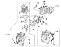 Engine_Internal Diagram and Parts List for UT-08017-D  Homelite Leaf Blower / Vacuum