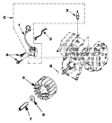 Ignition_With_Rotor Diagram and Parts List for UT-08017-E  Homelite Leaf Blower / Vacuum
