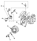 Ignition_With_Rotor Diagram and Parts List for UT-08017-G  Homelite Leaf Blower / Vacuum