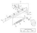 Page H Diagram and Parts List for UT-08017-L  Homelite Leaf Blower / Vacuum