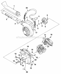 Part Location Diagram of UNKNOWN Homelite Unknown