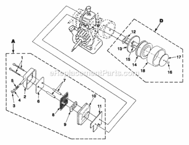 Part Location Diagram of 04307B Homelite Pre-Filter