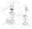 Muffler Diagram and Parts List for UT-08057-A  Homelite Leaf Blower / Vacuum